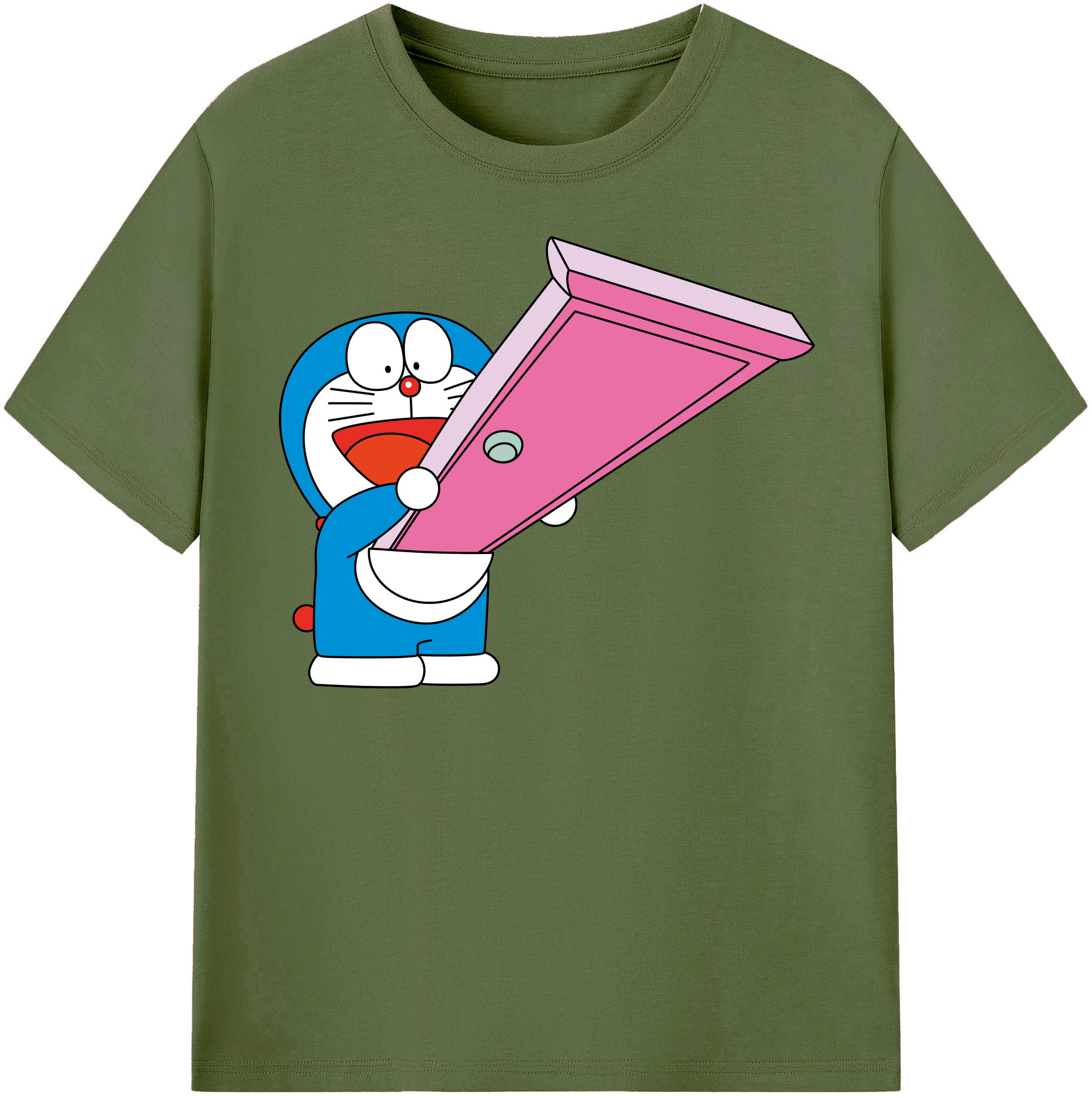 （画像用） ドラえもん Doraemon 綿100％半袖Tシャツ（フロントプリント）